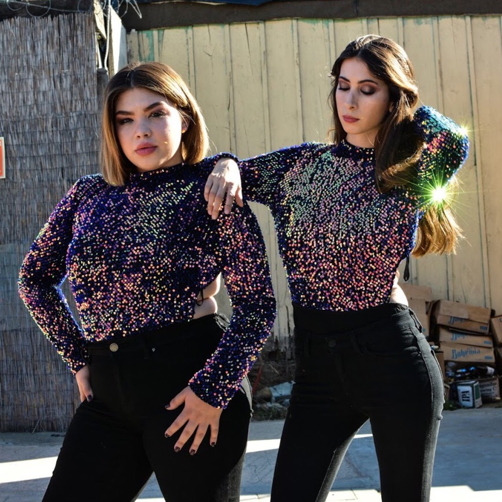 *LAST ONE* Last Call Sequin Bodysuit - Picture 5 of 7